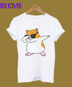 Cool hamster at dabbing with sunglasses T-Shirt