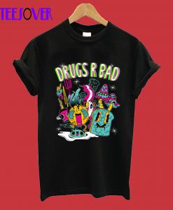 Drugs R Bad Trippy Breakfast T-Shirt