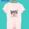 Floral Pig Shirt