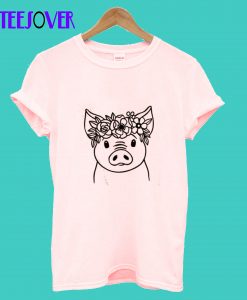 Floral Pig Shirt