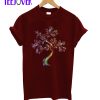 Floral ornamental tree in multiple colours 3 T-Shirt