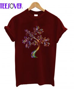 Floral ornamental tree in multiple colours 3 T-Shirt