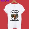 Funny Bear Camping T-shirt