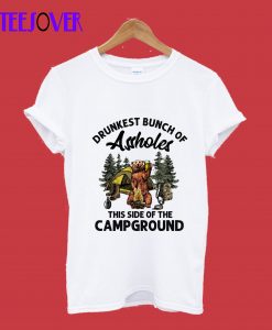 Funny Bear Camping T-shirt