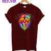 Funny Colorful Lion T-Shirt