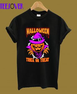 Halloween Pumpkin Trick or Treat Gift Idea T-Shirt