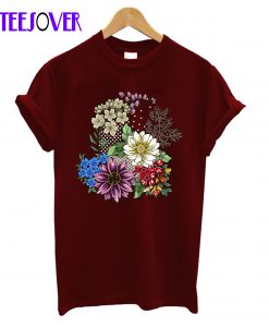 Hand drawn floral T-Shirt