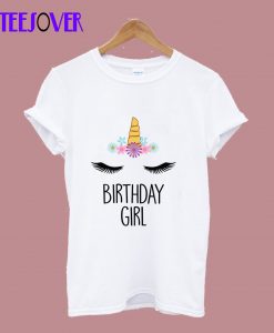 Kids Happy Birthday girl Design T Shirt