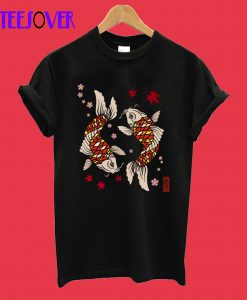 Koi Fish Sakura Zen T-Shirt