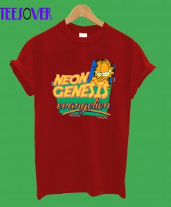 Neon Genesis Evangelion Garfield Memes T-Shirt