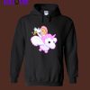 Pink Flying Unicorn Hoodie