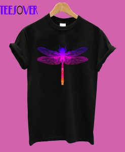Psychedelic Colorful Dragonfly T-Shirt
