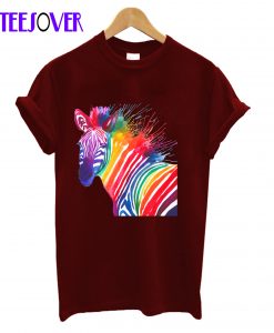 Rainbow Zebra T-Shirt