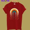 Retro Rainbow Raindrops T-Shirt