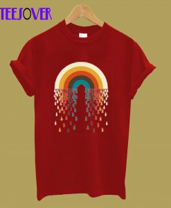 Retro Rainbow Raindrops T-Shirt