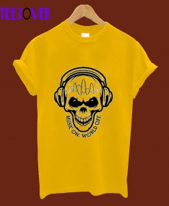 Skull With Headphones T-Shirt