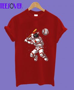 Space Astronaut Baseball T-Shirt