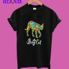 Stray Cat Colorful T-Shirt