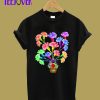 The art of forked roses in pot T-Shirt