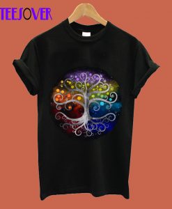 Tree of life Silver Swirl T-Shirt