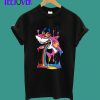 Trippy Cartoon Shark T-Shirt