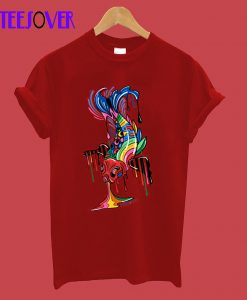 Trippy Rainbow Colorful Japanese Fish T-Shirt