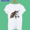 Unicorn With Long Horn T-shirt