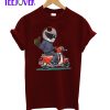 Vespa Karikatur T-Shirt