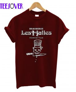 Vintage Looking Brasserie Les Halles T-shirt