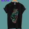 Weed Hand with Joint Art T-Shirt