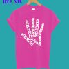 Word hand T-Shirt