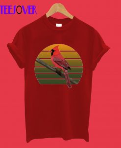 birds Northern Cardinal Bird Art T-Shirt