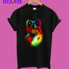 colorful wolf T-Shirt