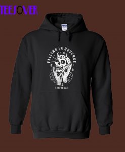 skull lasvegas vintage falling in reverse tour black Hoodie