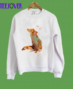 watercolor print Sweatshirt