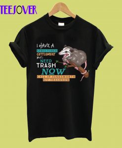 877-TRASHNOW Possum T-Shirt