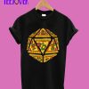 Critical Pizza Funny Dungeons And Dragons DND D20 Lover T-Shirt