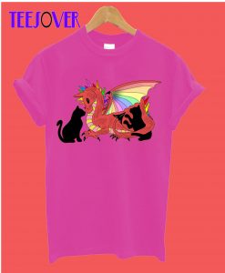 Dragon and kitties T-Shirt