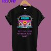 Flower Child Van Not All Who Wander Are Lost T-Shirt