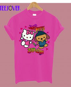 Hello Kitty And SupDog T-shirt