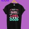 Just-a-Girl-who-Loves-Dogs T-Shirt