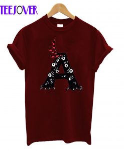 Letter-A-Funny-Monster-Char T-Shirt