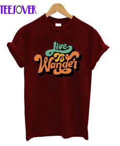 Live To Wander - Retro T-Shirt