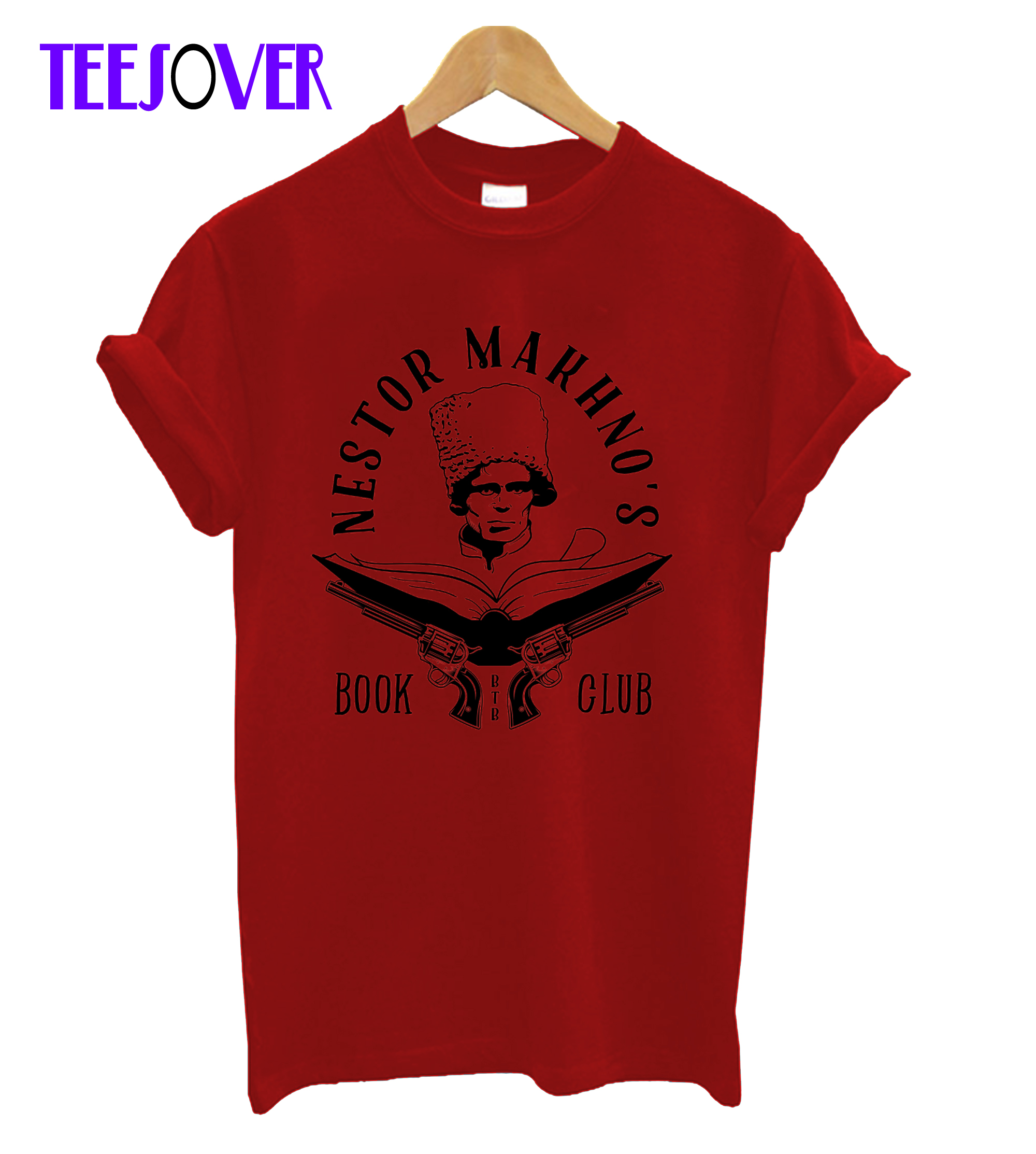 Nestor Makhno's Book Club - Black Version T-Shirt Nestor Makhno's Book Club - Black Version T-Shirt