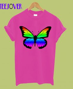 Rainbow-Butterfly-T-Shirt