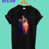 Rainbow Kitty Painting T-Shirt