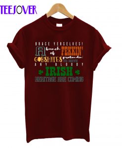 St Patrick's Day Funny Irish Curse Words Insults Slang Humor T-Shirt