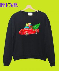Truck With Christmas Tree Sweatshirt