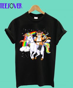 cat riding unicorn T-Shirt