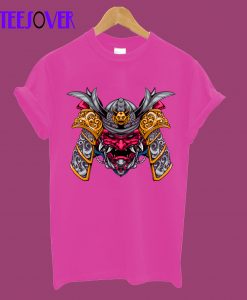 mecha samurai skull T-Shirt